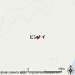 北海道釧路郡釧路町仙鳳趾村ビンナイ周辺の地図