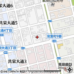 北海道釧路市新栄町3-5周辺の地図