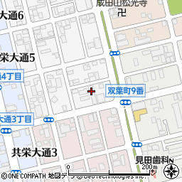 北海道釧路市新栄町3-7周辺の地図