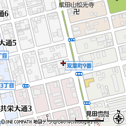 北海道釧路市新栄町3-8周辺の地図