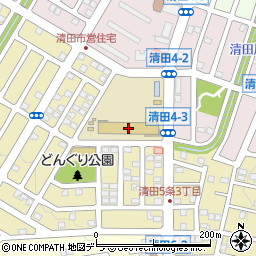 札幌市立清田南小学校周辺の地図
