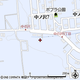 北海道札幌市南区中ノ沢1774周辺の地図