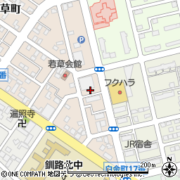 釧路迎賓館周辺の地図