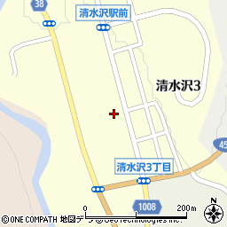 清水沢公衆トイレ周辺の地図