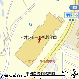 イルーシー３００　イオンモール札幌平岡店周辺の地図