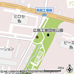 広島工業団地公園トイレ周辺の地図