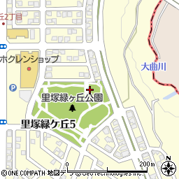 里塚緑ヶ丘公園トイレ周辺の地図