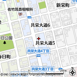 リンナイ株式会社　釧路出張所周辺の地図