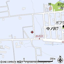 北海道札幌市南区中ノ沢1775-21周辺の地図