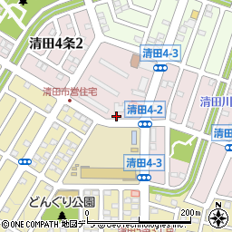 なの花薬局清田店周辺の地図