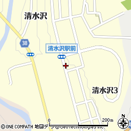清水沢3丁目周辺の地図
