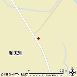 北海道白糠郡白糠町和天別2991周辺の地図