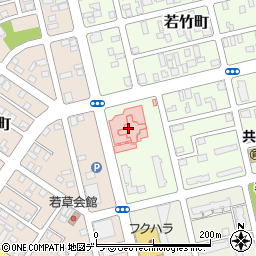 東北海道病院周辺の地図