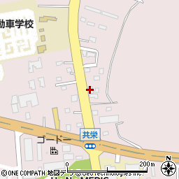 株式会社北海道産地直送センター　北広島商品仕入センター周辺の地図