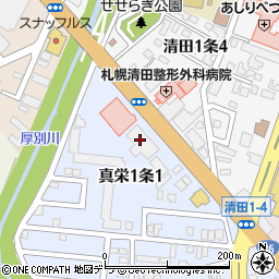 デイサービスセンターはる清田周辺の地図