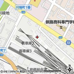 北海道釧路市喜多町周辺の地図