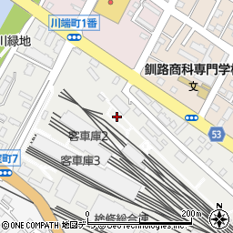 北海道釧路市喜多町周辺の地図