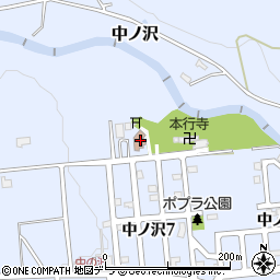 北海道札幌市南区中ノ沢1711周辺の地図