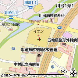 ハニーズ札幌藻岩店周辺の地図