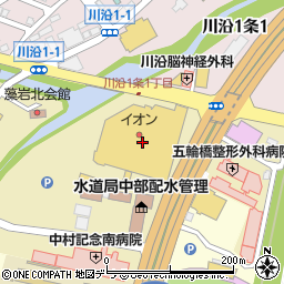 おしゃれ工房イオン札幌藻岩店周辺の地図