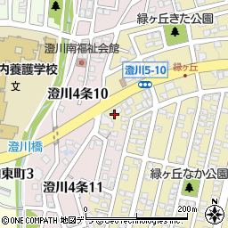 北海道新聞販売所　南区澄川・くまがい販売所周辺の地図