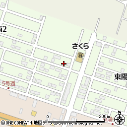 北海道釧路町（釧路郡）東陽西周辺の地図