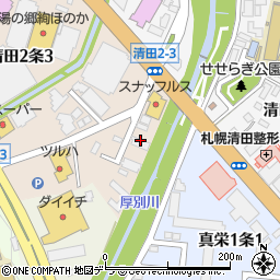 ジオンコート清田周辺の地図