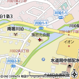 藻岩北会館周辺の地図