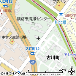北海道釧路市古川町28周辺の地図