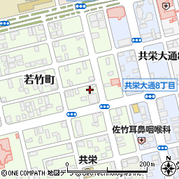 グループホーム まりもの家周辺の地図