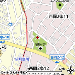 観照寺周辺の地図