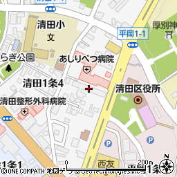 清田総合医療センター周辺の地図