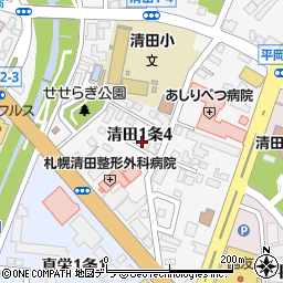 有限会社ジェイトリム札幌周辺の地図