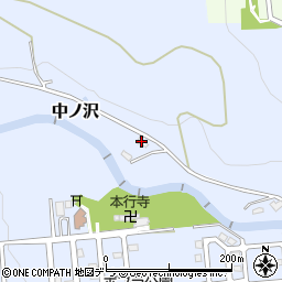 北海道札幌市南区中ノ沢1763-2周辺の地図