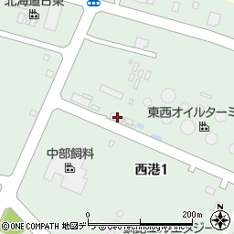 東西オイルターミナル株式会社　釧路油槽所周辺の地図