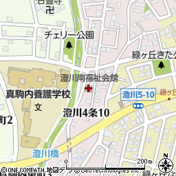 澄川南福祉会館周辺の地図
