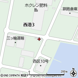 釧路ポートサービス周辺の地図