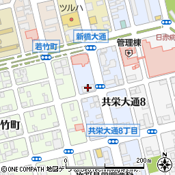 土屋ファースト・スカイステージ釧路管理員室周辺の地図