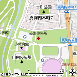 公園事務所周辺の地図