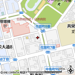 釧路新栄郵便局周辺の地図