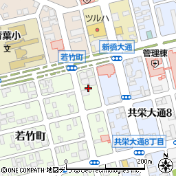 北海道釧路市若竹町14周辺の地図
