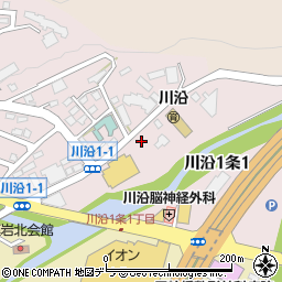 北海道札幌市南区川沿１条周辺の地図