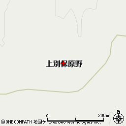 北海道釧路郡釧路町上別保原野周辺の地図