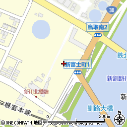 佐川急便釧路店周辺の地図