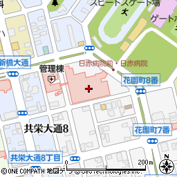 釧路赤十字訪問看護ステーション周辺の地図