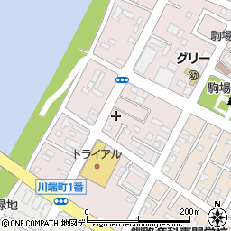 北海道釧路市川端町周辺の地図