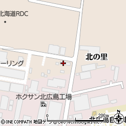 秋津道路株式会社　道央事業所周辺の地図