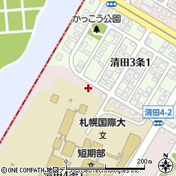 アートナウ清田周辺の地図