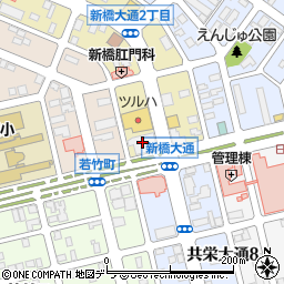 釧路獣医師会周辺の地図