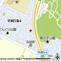 セブンイレブン札幌平岡公園前店周辺の地図